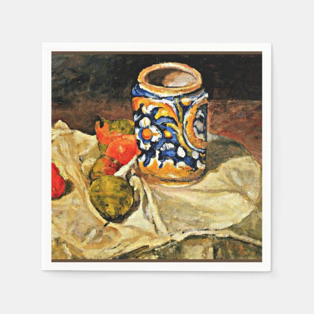 Cezanne - Still Life with Italian Earthenware Napkin (Front)