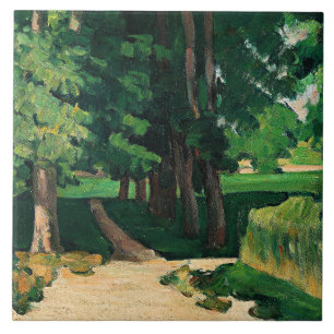 Cezanne - The Avenue at the Jas de Bouffan Tile