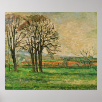 Cézanne - The Bare Trees At Jas De Bouffan