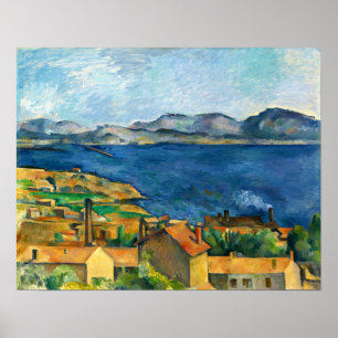 Cézanne - The Bay Of Marseilles, From L'Estaque Poster