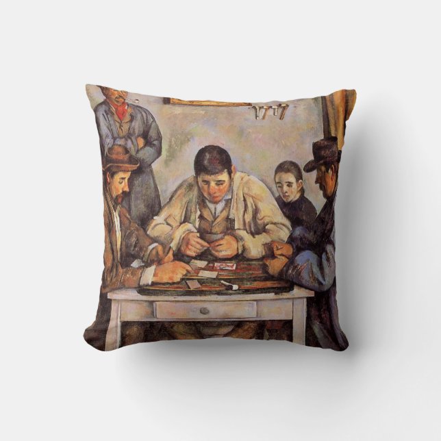 Cezanne: The Card Players, 1892 Cushion (Front)