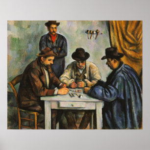 Cézanne - The Card Players 1893 Poster