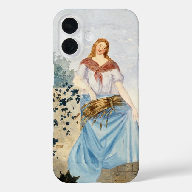 Cezanne The Four Seasons Summer Art Poster Print Case-Mate iPhone Case (Back)