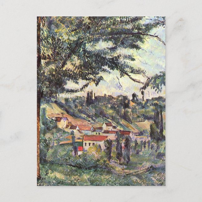 Cezanne - The Hameau des Patis Postcard (Front)