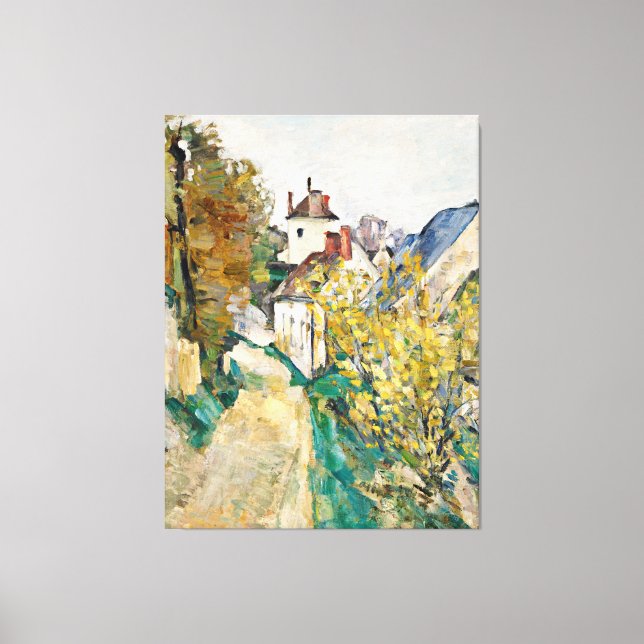 Cezanne, The House of Dr. Gachet, Auvers-sur-Oise, Canvas Print (Front)