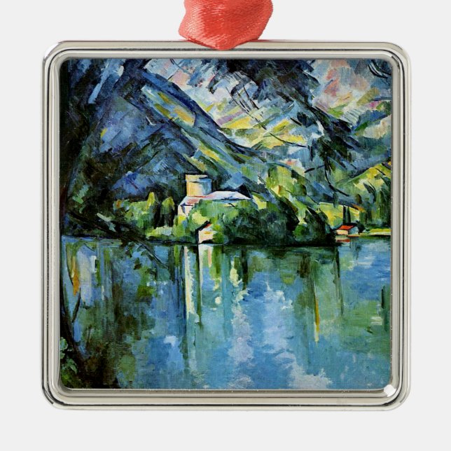 Cezanne - The Lac d'Annecy Metal Tree Decoration (Front)
