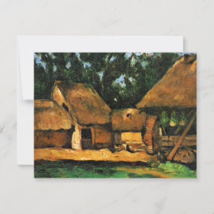 Cezanne - The Oilmill, fine art painting Card