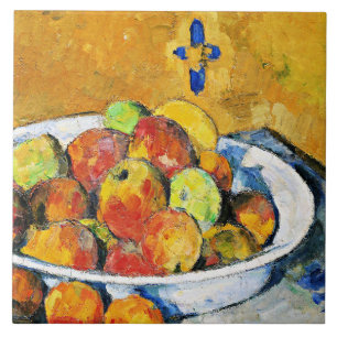 Cezanne - The Plate of Apples Tile