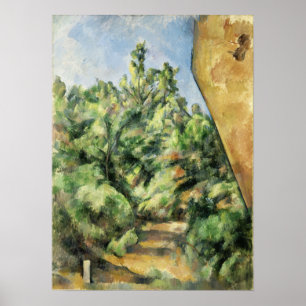 Cézanne - The Red Rock Poster
