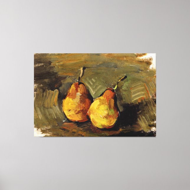 Cezanne - Two Pears Canvas Print (Front)