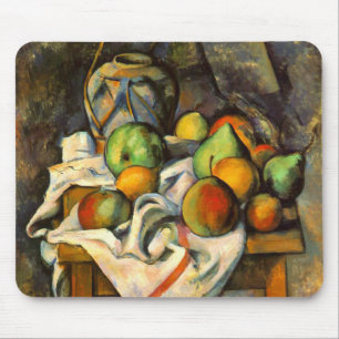 Cezanne Vase Paille Vintage Art Mouse Mat