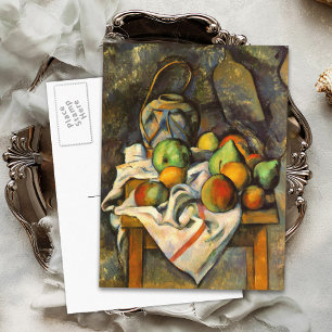 Cezanne Vase Paille Vintage Art Postcard