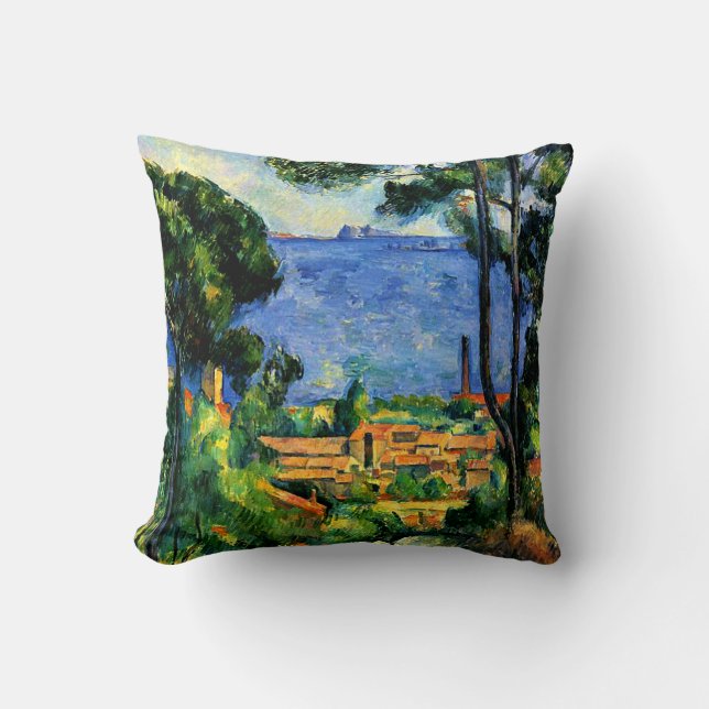 Cezanne - View of l'Estaque Cushion (Front)