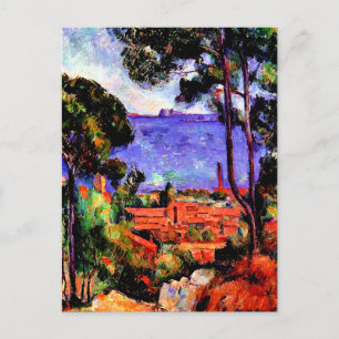 Cezanne - View through the Trees Postcard