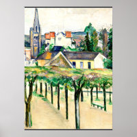 Cezanne - Village Square, fine art