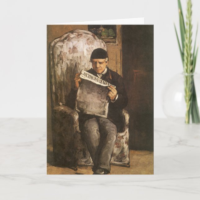 Cézanne's Artist's Father Card (Front)
