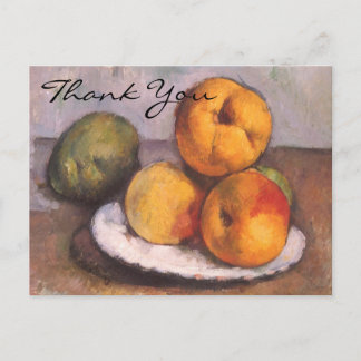 Cézanne's Still Life with Quince, Apples and Pears Postcard