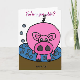 CF- Hogwash Birthday card
