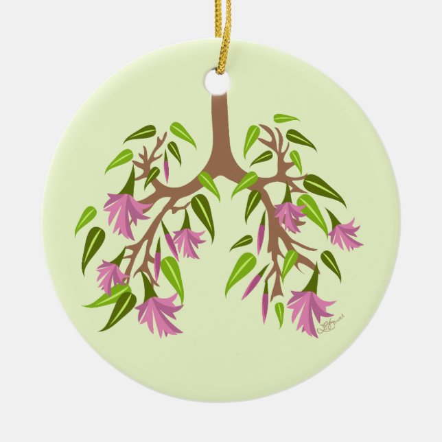 CF Spring Ceramic Tree Decoration (Front)