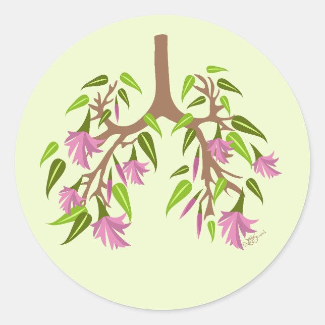 CF Spring Classic Round Sticker (Front)