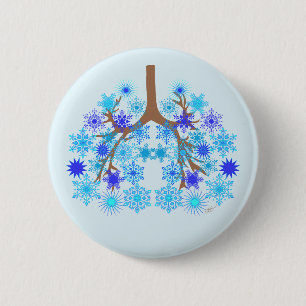 CF Winter 6 Cm Round Badge