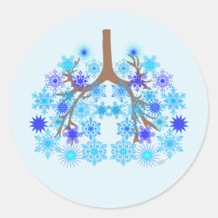 CF Winter Classic Round Sticker