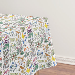 CFA Voysey Apothecary's Garden Pattern Tablecloth