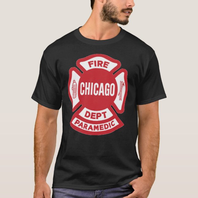 CFD Chicago Fire Department  Paramedic  Classic T- T-Shirt (Front)