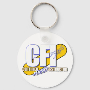 CFI LOGO - CERTIFIED FLIGHT INSTRUCTOR KEY RING