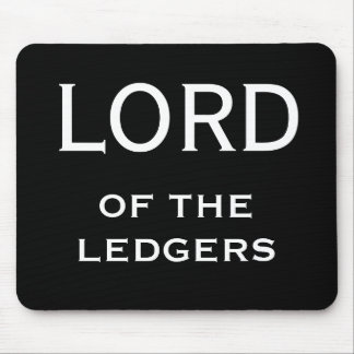 CFO FD Funny Nickname - Lord of the Ledgers Mouse Mat
