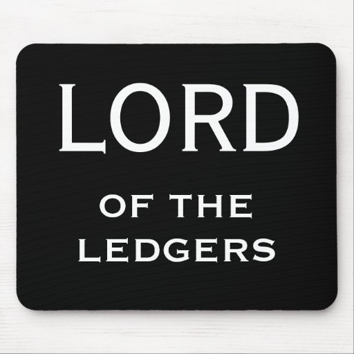 Image of CFO FD Funny Nickname - Lord of the Ledgers Mouse Mat