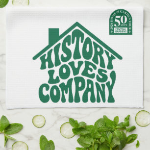 CGA 50th Home Tour. Garden Flag Tea Towel