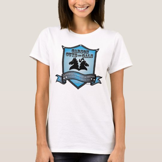 CGAG-Ladies Spaghetti Top blue logo