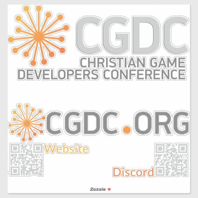 CGDC Conference - Vinyl Sticker (Sheet)
