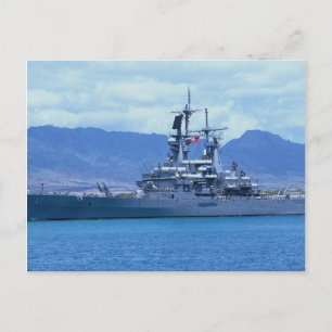 CGN 41 "USS Arkansas", nuclear powered cruiser Postcard