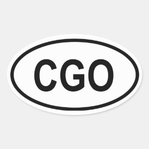 CGO OVAL STICKER