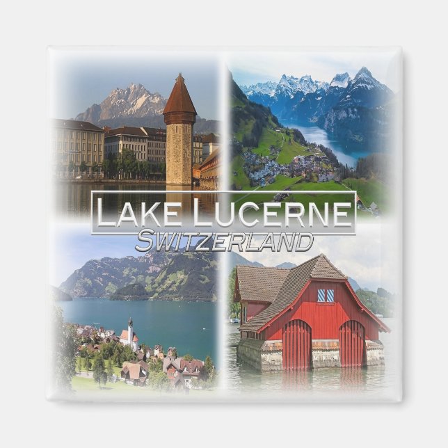 CH0285 Europe, Switzerland, Lake Lucerne, Fridge  Magnet (Front)