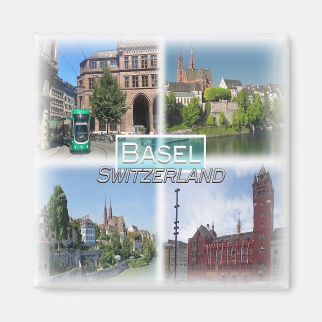 CH0290 Europe, Switzerland, Basel, Fridge  Magnet (Front)
