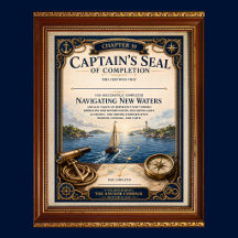 ch10 Navigate New Waters Captain Seal Certificate