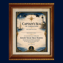 Ch3 Know Your True North Captains Seel Certificate