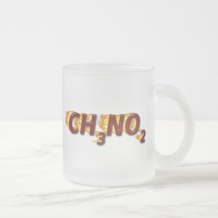 CH3NO2 - Nitro Frosted Glass Coffee Mug