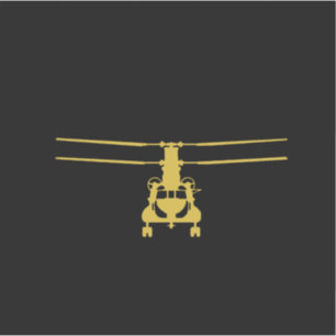 CH47 Chinook Fly Army Vinyl Decal