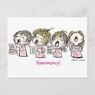 CH-003 Christmas Carol Holiday Postcard