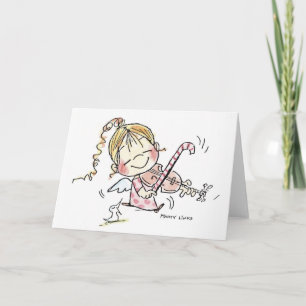 CH-008 Christmas Fiddler Holiday Card