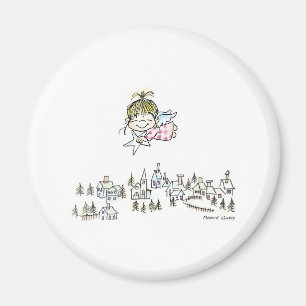 CH-010 Christmas Angel Magnet