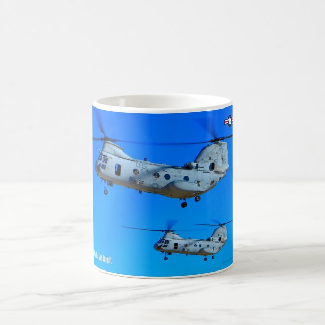 CH-46E SEA KNIGHT COFFEE MUG (Center)