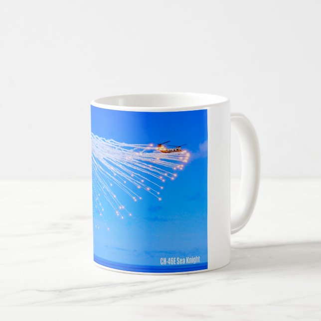 CH-46E SEA KNIGHT COFFEE MUG (Front Right)