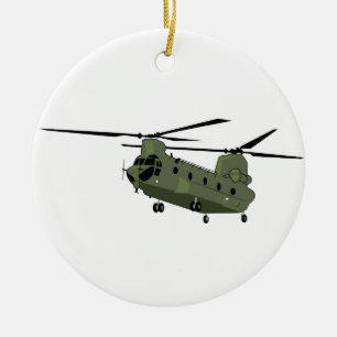 CH-47 Chinook Ceramic Tree Decoration
