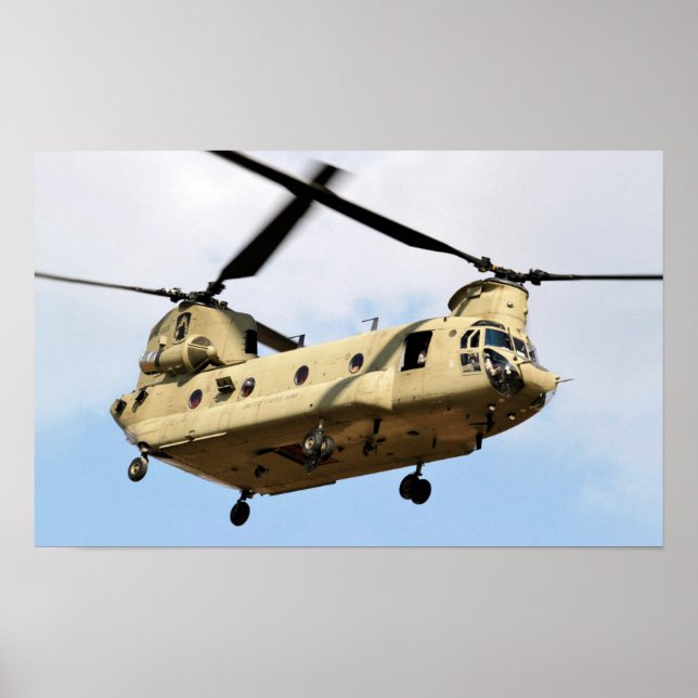 CH-47 Chinook helicopter Poster (Front)