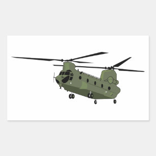 CH-47 Chinook Rectangular Sticker